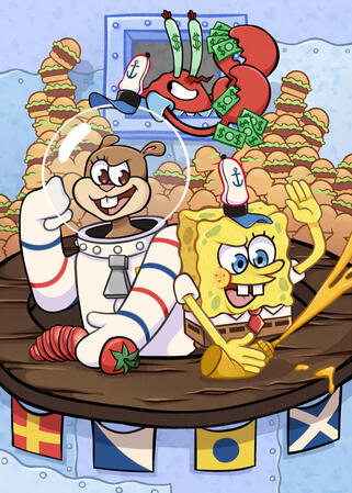 Spongebob Zinepants Entry Illustration