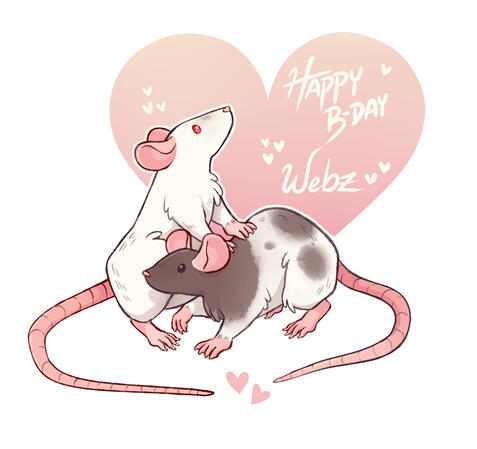 Pet Illustration (Katya and Trixie)