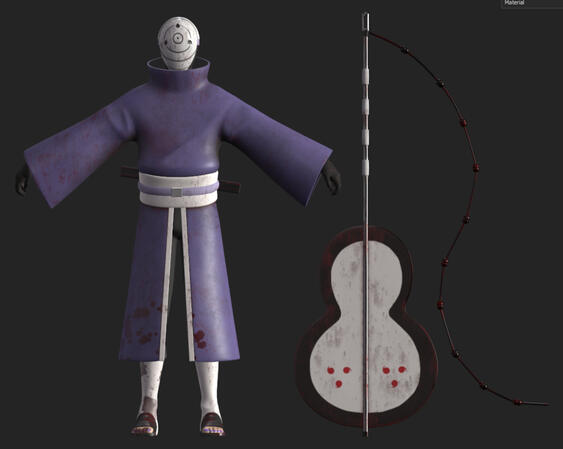 Obito Uchiha (Model and Texturing)
