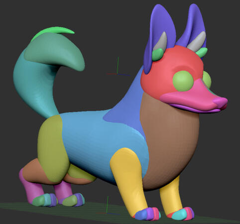 Blocking Practice, Corgi